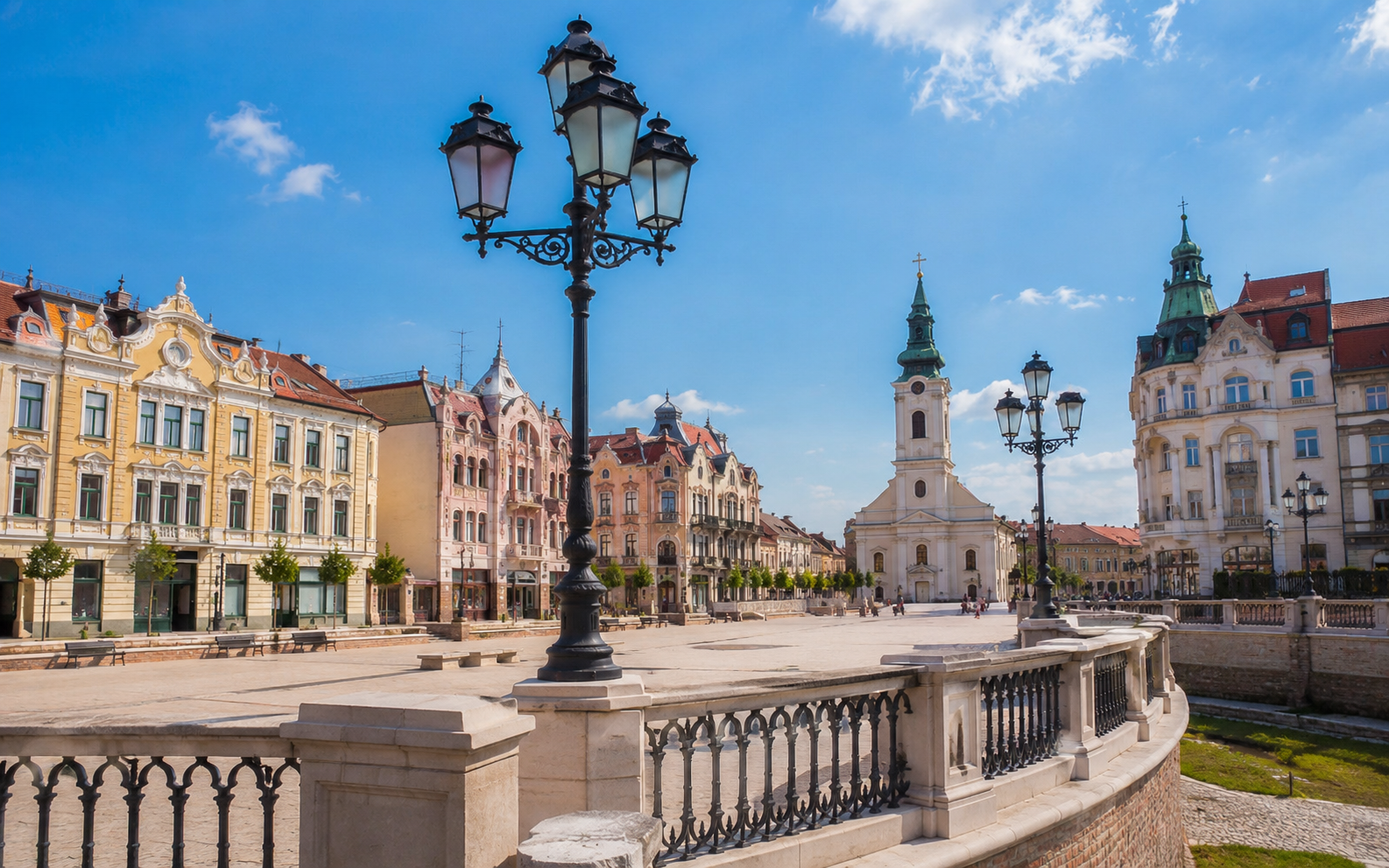 Námestie v meste Oradea